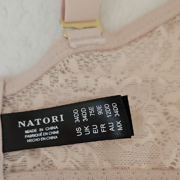 Natori | NWOT Women's Blush Heavenly Convertible Balconette Underwire Bra 34DD - Picture 5 of 10